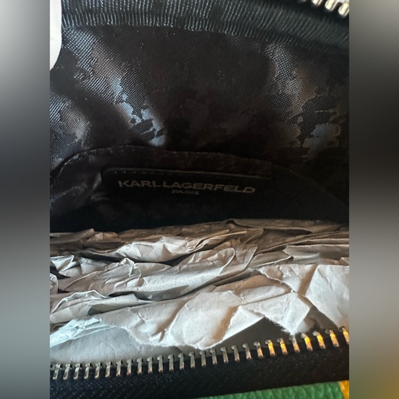 🆕KARL LAGERFELD Paris Maybelle colorblock check crossbody camera shoulder bag - Picture 11 of 12